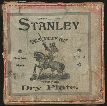 Stanley Dry Plate Company, Newton, MA, ca: 1890, 3 1/2" plates, front